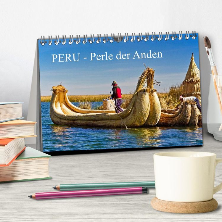 Produktbild: Peru - Perle der Anden (Tischkalender 2026 DIN A5 quer), CALVENDO Monatskalender