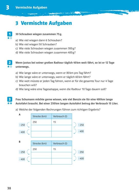 Produktbild: Klett 10-Minuten-Training Mathematik Dreisatz 6./7. Klasse