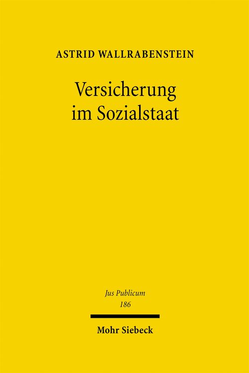 Produktbild: Versicherung im Sozialstaat