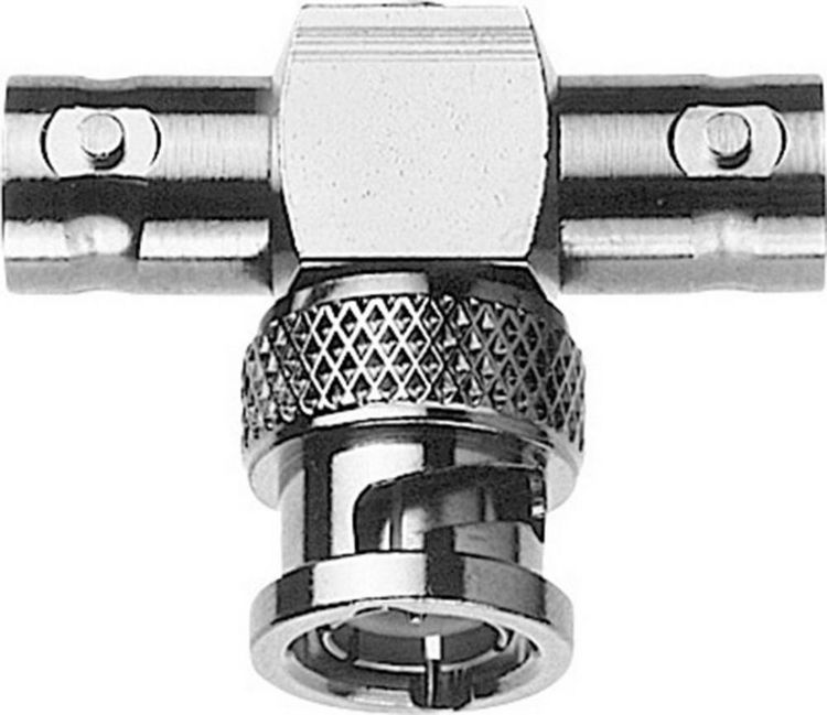 Produktbild: Teleg&auml;rtner 100023597 100023597 BNC-Adapter BNC-Buchse - BNC-Stecker, BNC-Buchse 1St.