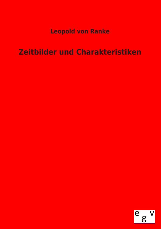 Produktbild: Zeitbilder und Charakteristiken
