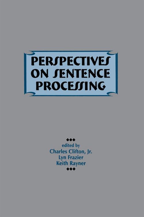 Produktbild: Perspectives on Sentence Processing