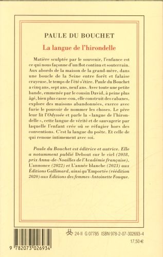 Produktbild: La langue de l'hirondelle : r&eacute;cit
