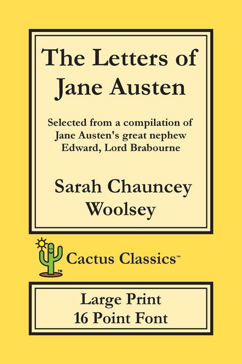 Produktbild: The Letters of Jane Austen (Cactus Classics Large Print)
