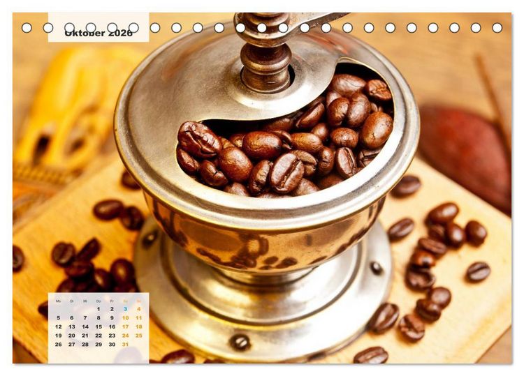 Produktbild: KAFFEE 2026 (Tischkalender 2026 DIN A5 quer), CALVENDO Monatskalender
