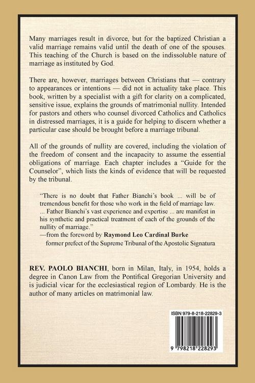 Produktbild: When Is Marriage Null? Guide to the Grounds of Matrimonial Nullity for Pastors, Counselors, Lay Faithful