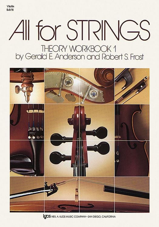 Produktbild: All for Strings Theory Workbook 1 Violin