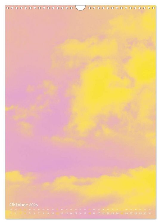 Produktbild: Aquarelle am Himmel (Wandkalender 2026 DIN A3 hoch), CALVENDO Monatskalender