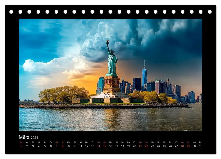 Produktbild: Horizonte entdecken - eine fotografische Weltreise (Tischkalender 2026 DIN A5 quer), CALVENDO Monatskalender