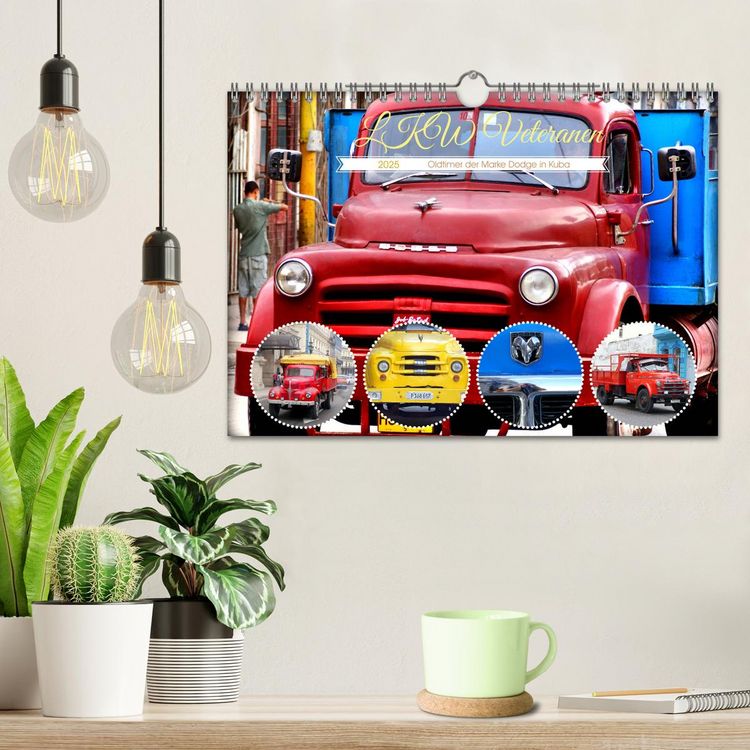 Produktbild: LKW Veteranen - Oldtimer der Marke Dodge in Kuba (Wandkalender 2025 DIN A4 quer), CALVENDO Monatskalender