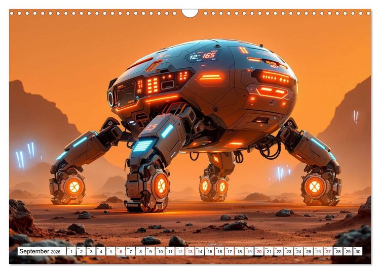 Produktbild: Neuer Morgen Mars (Wandkalender 2026 DIN A3 quer), CALVENDO Monatskalender