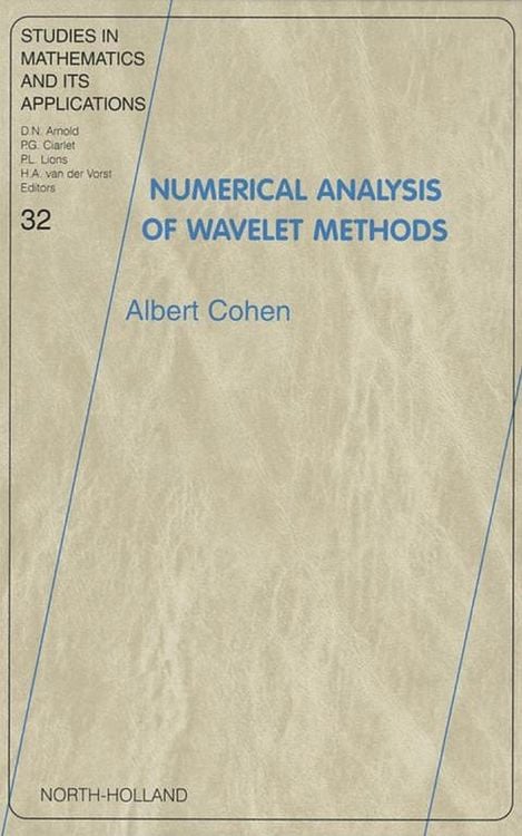 Produktbild: Numerical Analysis of Wavelet Methods