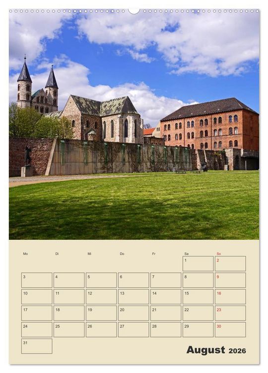 Produktbild: Komm nach Magdeburg (Wandkalender 2026 DIN A2 hoch), CALVENDO Monatskalender