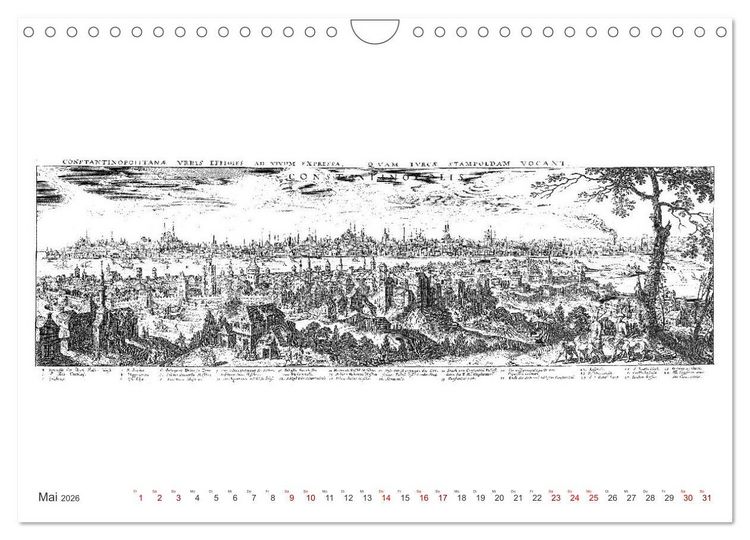 Produktbild: Istanbul - Hauptstadt des osmanischen Reiches seit 1453 (Wandkalender 2026 DIN A4 quer), CALVENDO Monatskalender