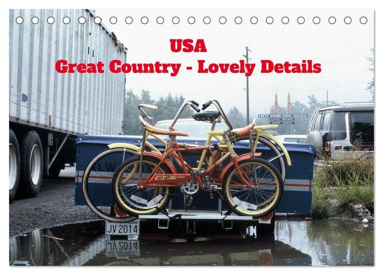 Produktbild: USA Great Country - Lovely Details (Desk Calendar 2026 DIN A5 landscape), CALVENDO 12 Month DeskCalendar