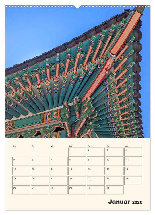 Produktbild: Entdecke Seoul (hochwertiger Premium Wandkalender 2026 DIN A2 hoch), Kunstdruck in Hochglanz