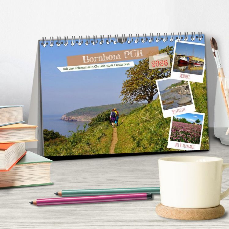 Produktbild: Bornholm Pur (Tischkalender 2026 DIN A5 quer), CALVENDO Monatskalender