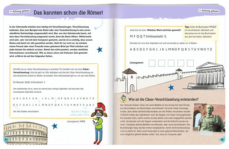 Produktbild: Moses. - PhänoMINT Das große Informatik-Rätselbuch