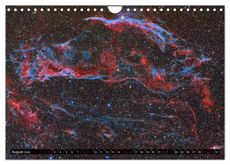 Produktbild: Galaktische Nebel (Wandkalender 2026 DIN A4 quer), CALVENDO Monatskalender
