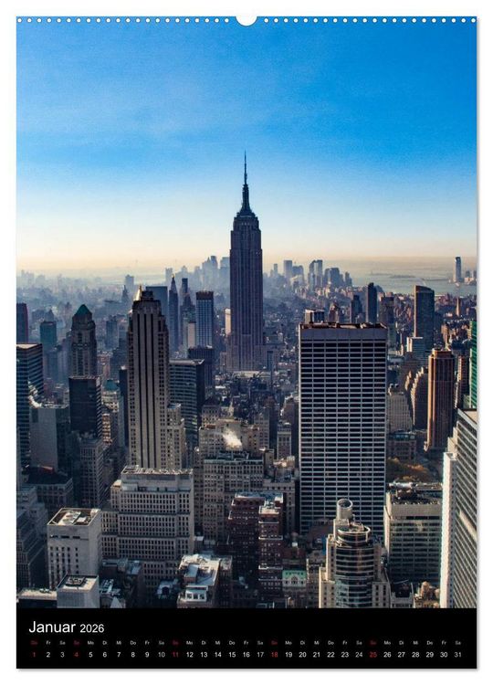 Produktbild: New York - Blickwinkel (Wandkalender 2026 DIN A2 hoch), CALVENDO Monatskalender
