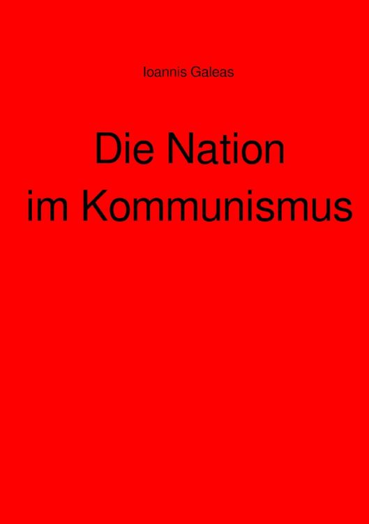 Produktbild: Die Nation im kommunismus
