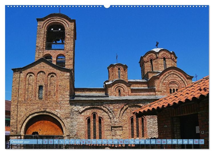 Produktbild: Moscheen und Kirchen im Kosovo (Wandkalender 2027 DIN A2 quer), CALVENDO Monatskalender