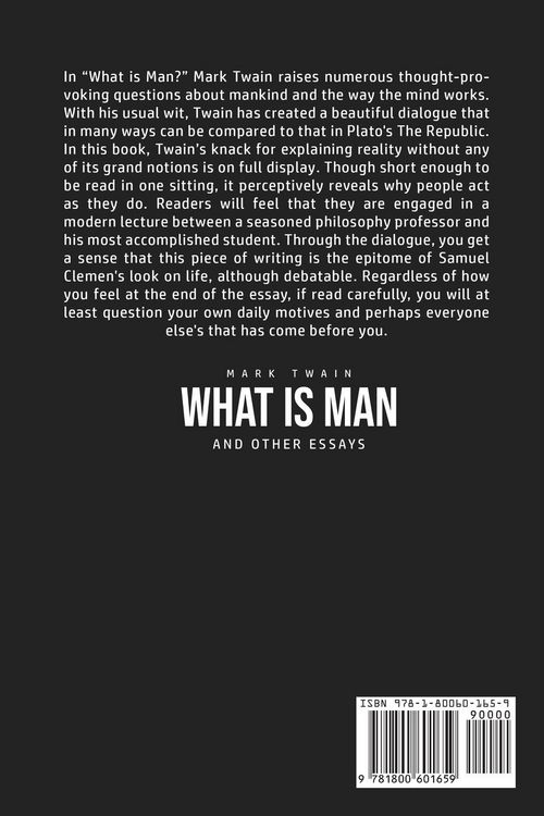 Produktbild: What Is Man? And Other Essays