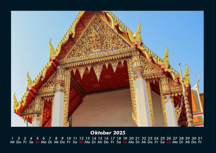 Produktbild: Tempel 2025 Fotokalender DIN A4