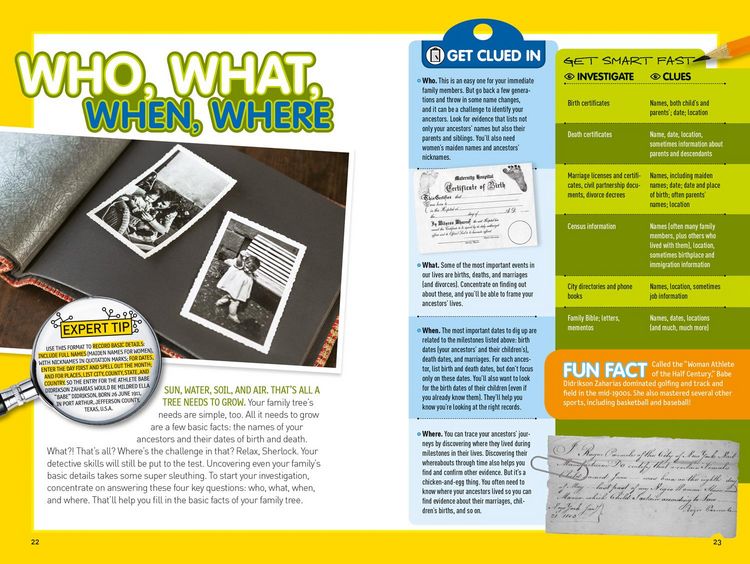 Produktbild: National Geographic Kids Guide to Genealogy