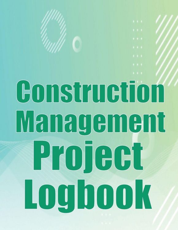 Produktbild: Construction Management Project Logbook
