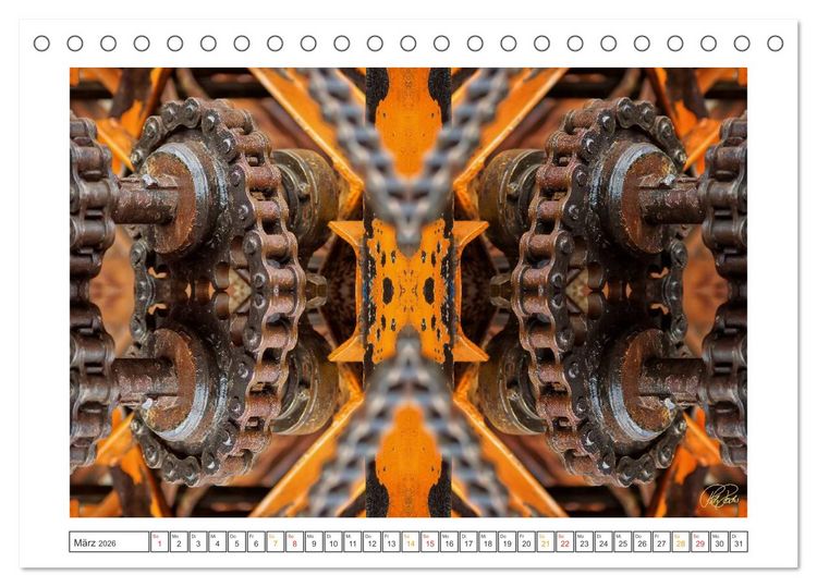 Produktbild: Faszination Spiegelung - Industrie und Technik (Tischkalender 2026 DIN A5 quer), CALVENDO Monatskalender