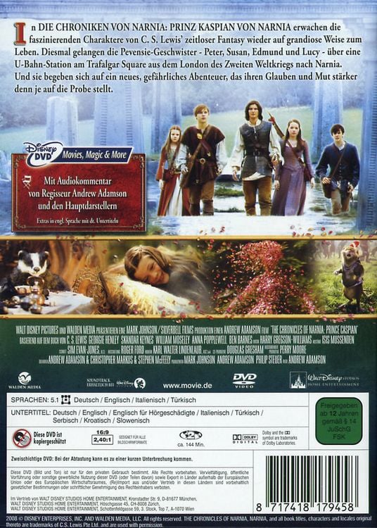 Produktbild: Die Chroniken von Narnia - Prinz Kaspian von Narnia