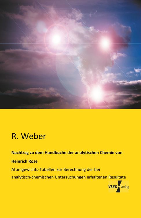 Produktbild: Nachtrag zu dem Handbuche der analytischen Chemie von Heinrich Rose