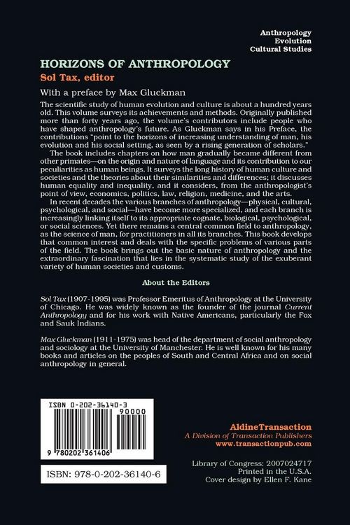 Produktbild: Horizons of Anthropology