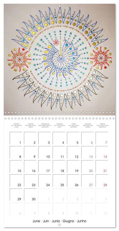 Produktbild: Sacred Geometry Healing (Wall Calendar 2026 12 &times; 12 Inch) CALVENDO 12 Month Wall Calendar