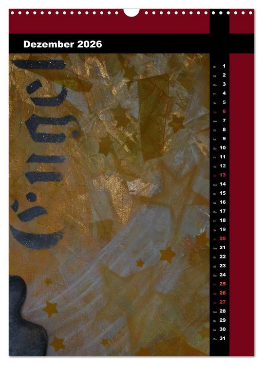 Produktbild: Farbenfrohe Engel (Wandkalender 2026 DIN A3 hoch), CALVENDO Monatskalender