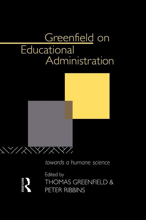 Produktbild: Greenfield on Educational Administration