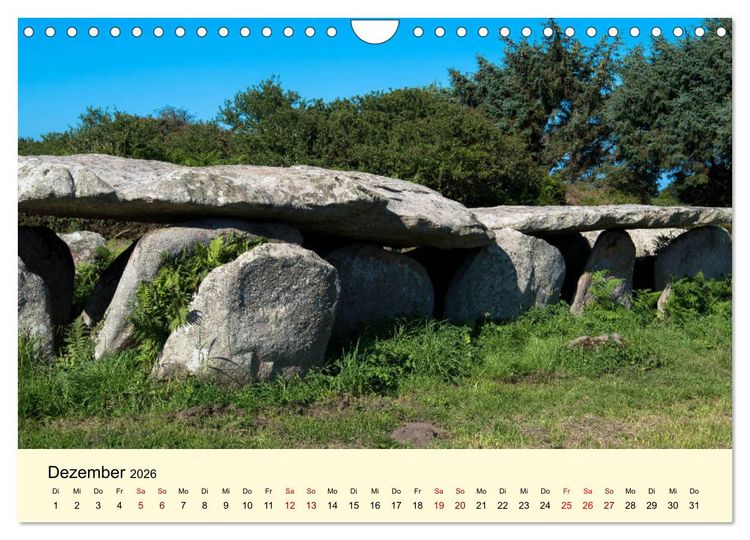 Produktbild: Einzigartige C&ocirc;te Granit Rose (Wandkalender 2026 DIN A4 quer), CALVENDO Monatskalender
