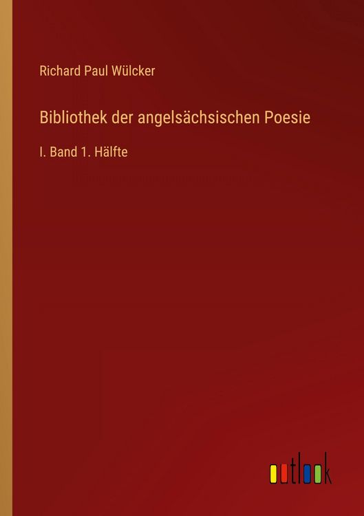 Produktbild: Bibliothek der angels&auml;chsischen Poesie