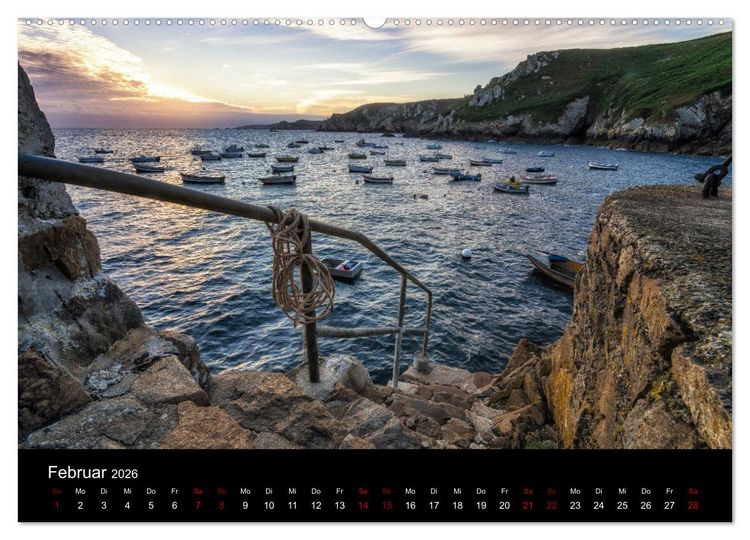 Produktbild: Sehnsucht Bretagne (hochwertiger Premium Wandkalender 2026 DIN A2 quer), Kunstdruck in Hochglanz