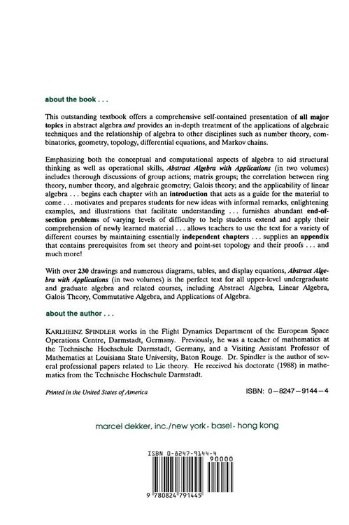 Produktbild: Abstract Algebra with Applications