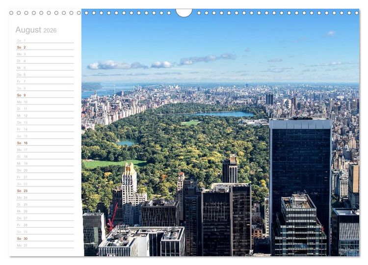 Produktbild: New York - Bilder einer Metropole (Wandkalender 2026 DIN A3 quer), CALVENDO Monatskalender