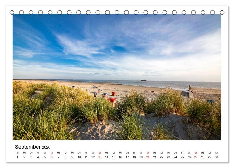 Produktbild: Ostfriesland - Tour (Tischkalender 2026 DIN A5 quer), CALVENDO Monatskalender