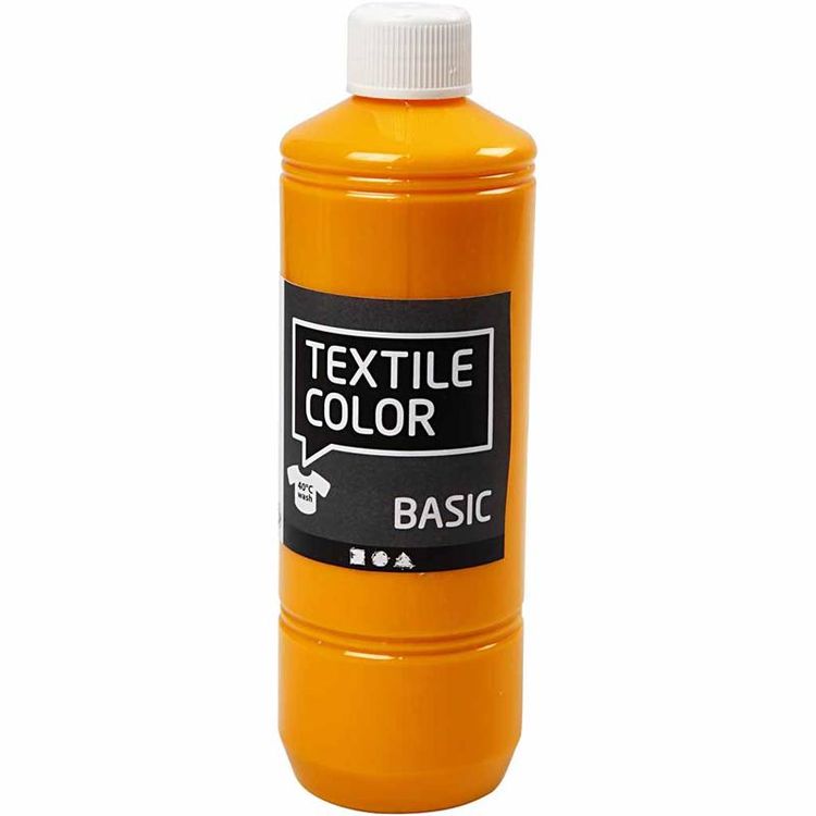 Produktbild: Creativ Company Textilfarbe, Gelb, 500 ml, 1 Flasche