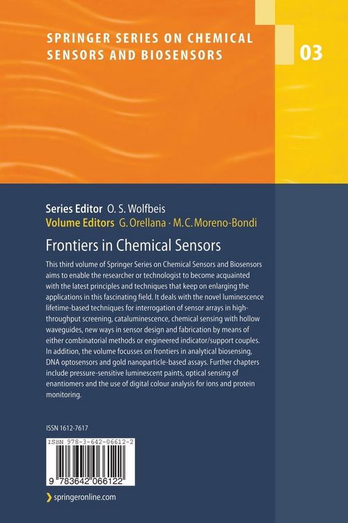 Produktbild: Frontiers in Chemical Sensors