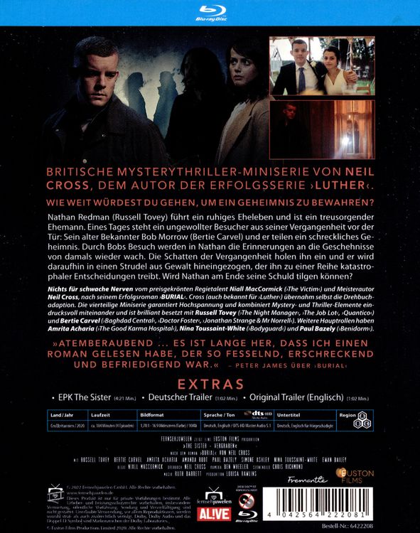 Produktbild: The Sister - Vergraben - Miniserie in 4 Teilen