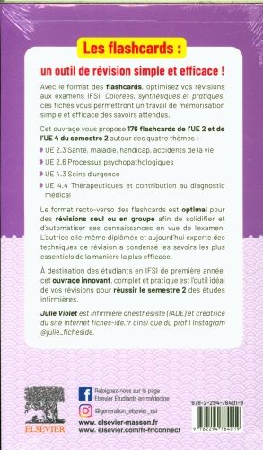 Produktbild: Flashcards en IFSI : toute l'UE 2 et l'UE 4 du semestre 2