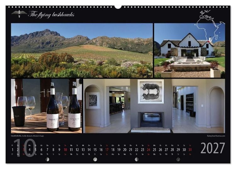 Produktbild: Wein & Architektur 2027 (hochwertiger Premium Wandkalender 2027 DIN A2 quer), Kunstdruck in Hochglanz