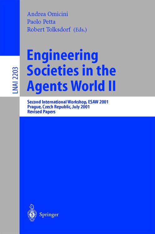 Produktbild: Engineering Societies in the Agents World II