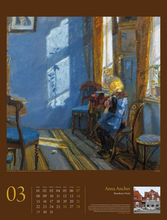 Produktbild: KunstGeschichten Kalender 2027 | Meisterwerke und die Orte ihrer Inspiration
